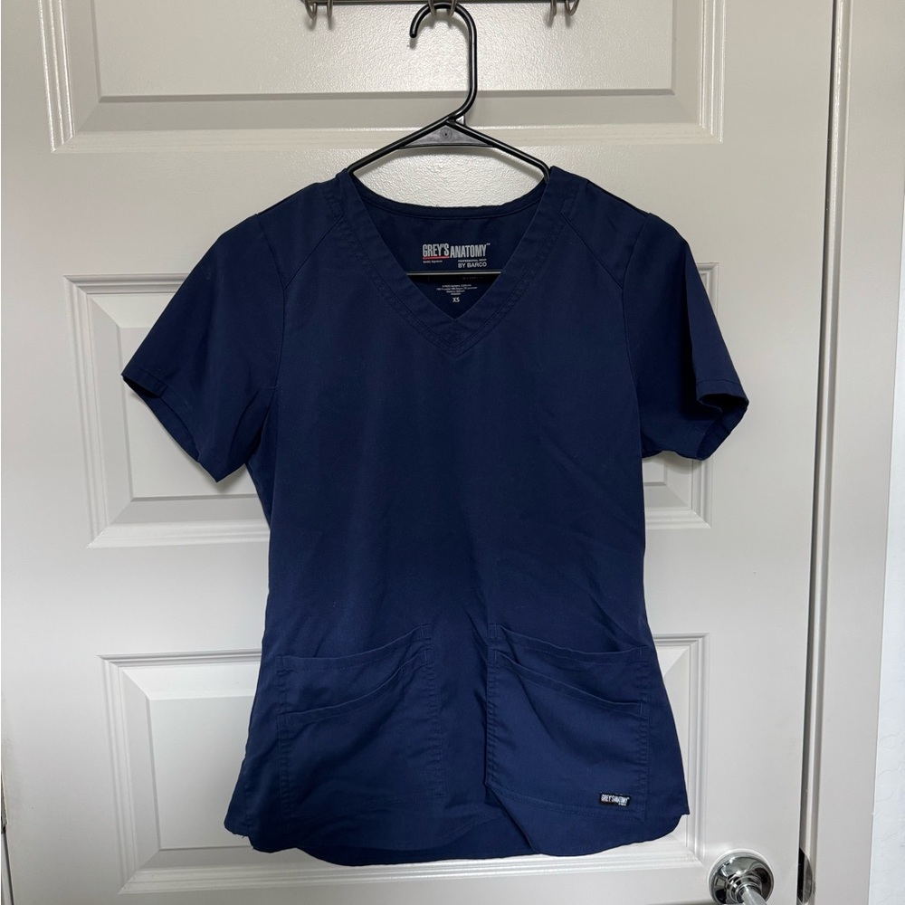 Grey's Anatomy Women's Navy Blue Top